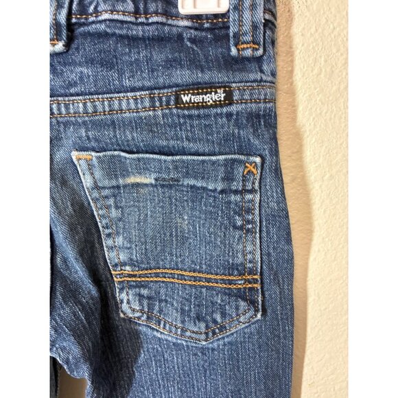 Wrangler Denim Blue Jeans Boys Size 5 Regular - Picture 5 of 7